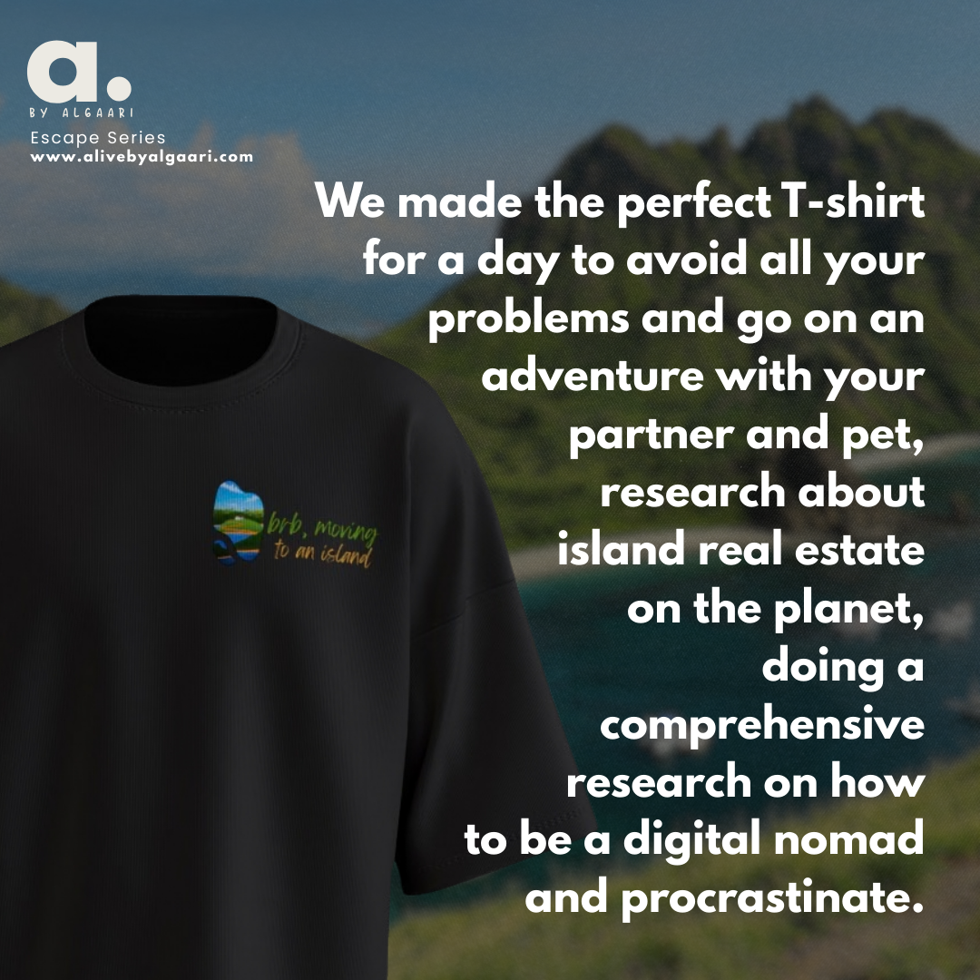 "BRB Moving to an Island" Tee - Image 9