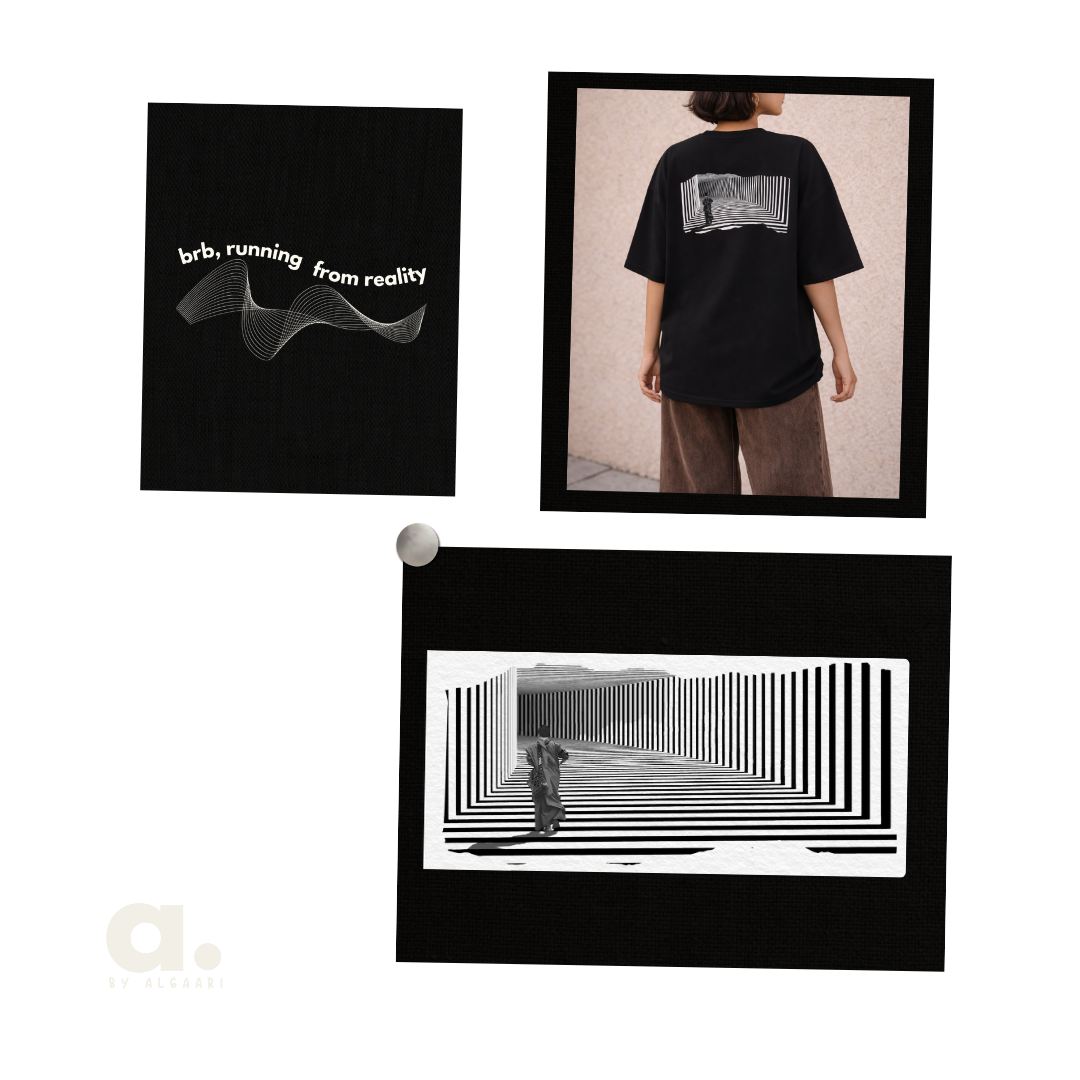 "BRB Running from Reality" Tee - Image 7