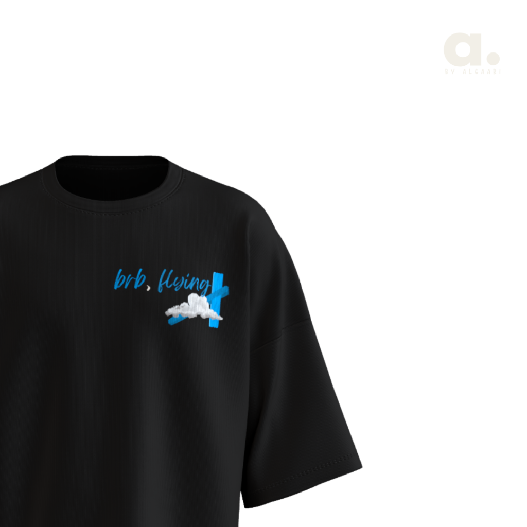 "BRB Flying" Tee