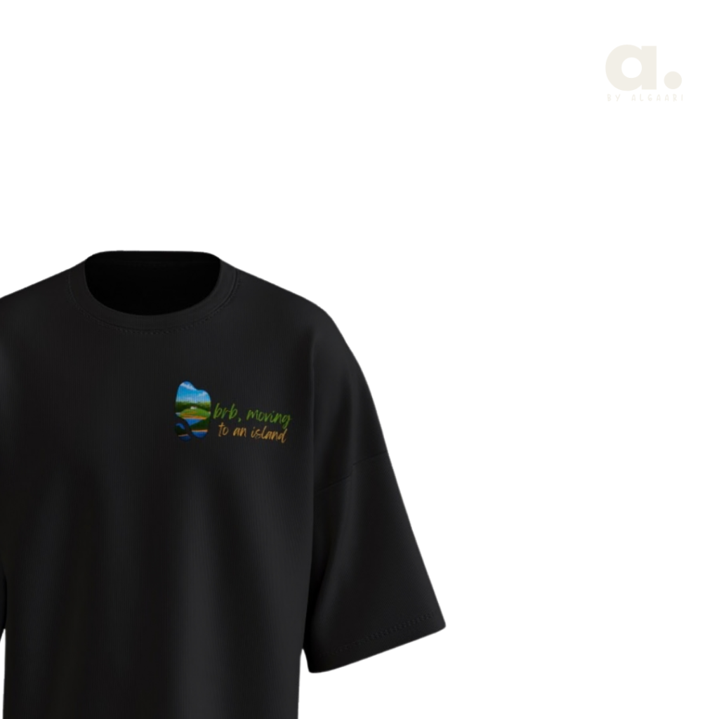 "BRB Moving to an Island" Tee