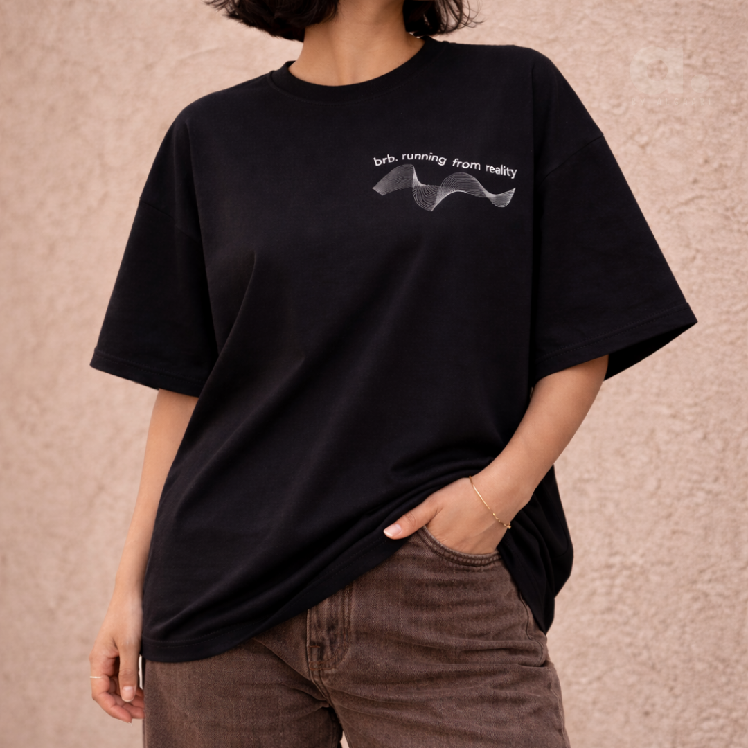 "BRB Running from Reality" Tee - Image 5