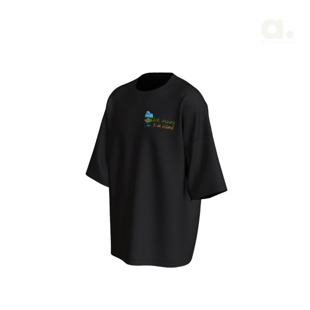 "BRB Moving to an Island" Tee - Image 3